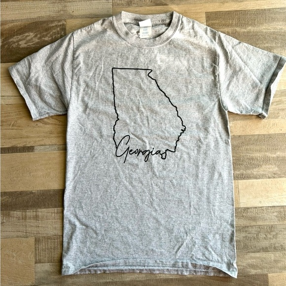 Port and Company Tops - Heather grey Georgia T-shirt